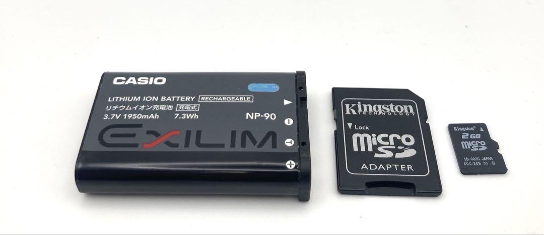 【完動品 美品】CASIO EXILIM EX-H15 マイクロSD 2GB付