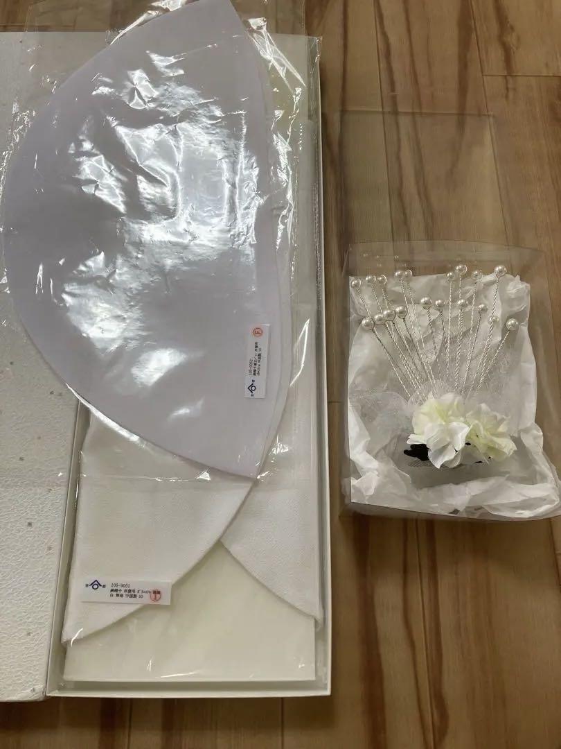 神前式　洋髪用の綿帽子
