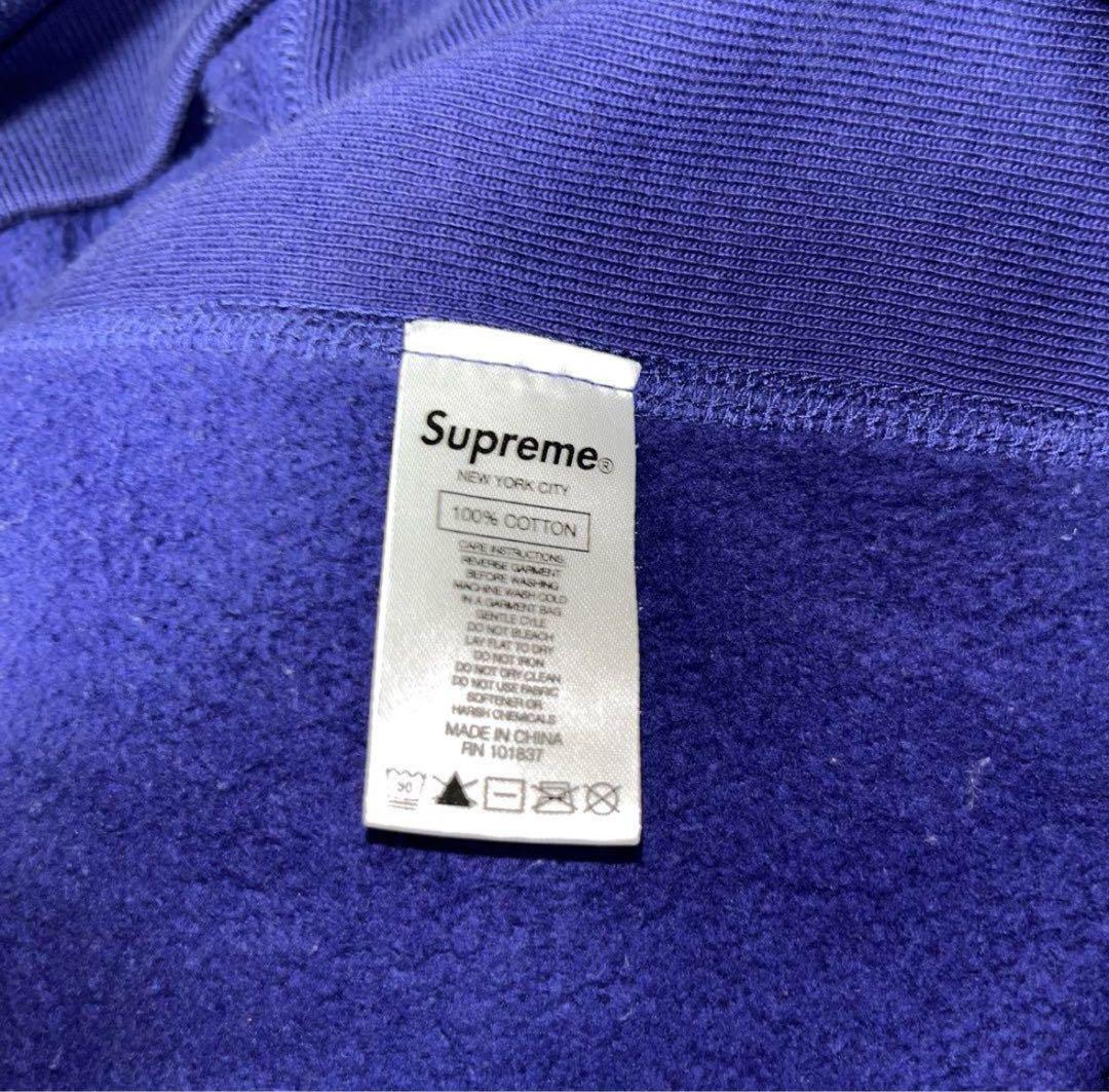 Supreme パーカー 紫色