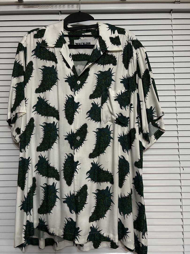 NEAT ALOHAニートアロハ 植物モチーフ 半袖シャツ トップス