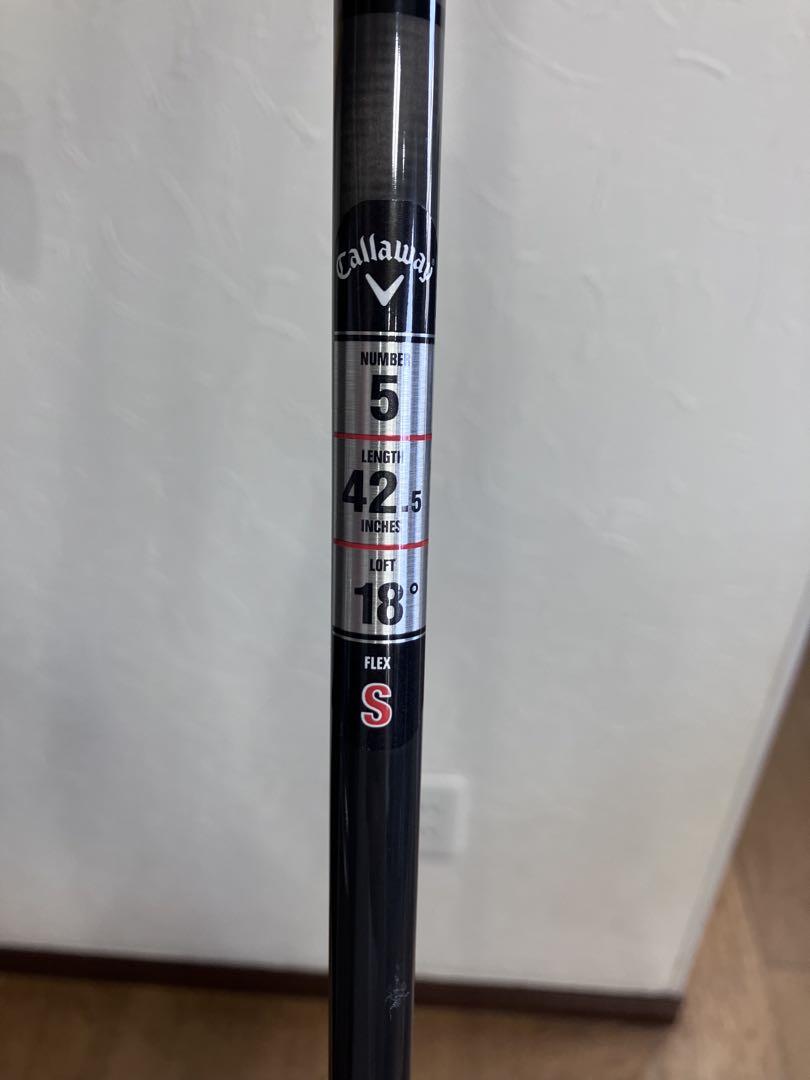 Callaway 5番ウッド シャフト 42.5インチ