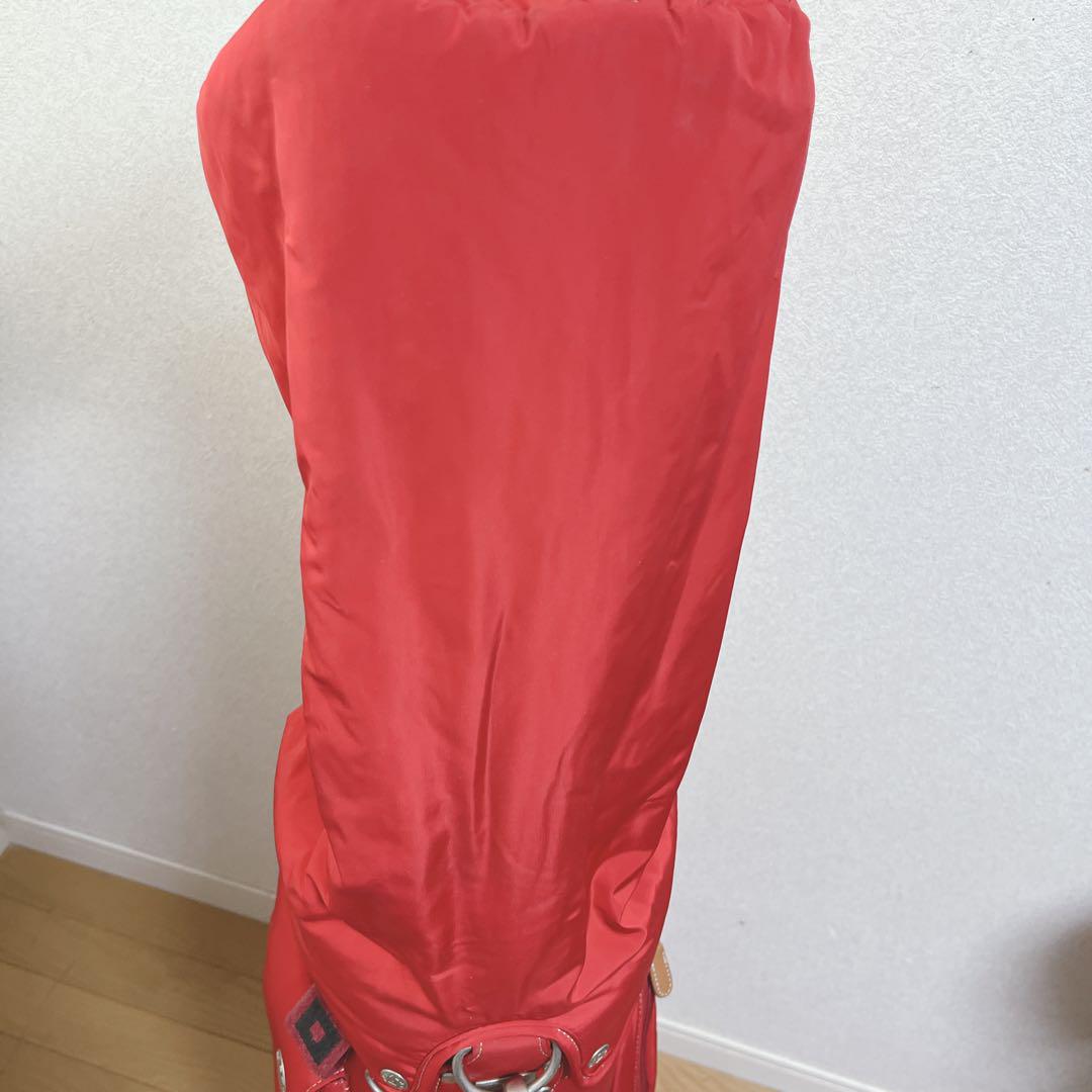 K115 美品！onoff オノフ キャディバッグ レッド