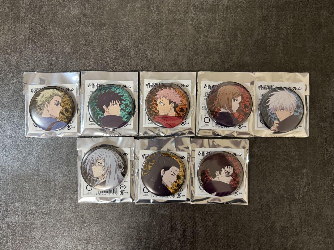 呪術廻戦 キャラバッジコレクション 全8種 缶バッジ