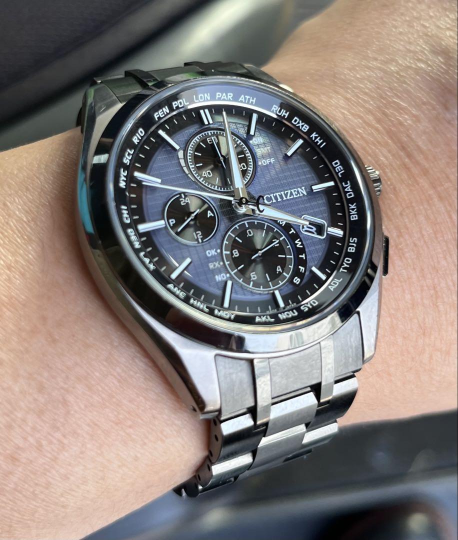 CITIZEN AT8044-72L×SEIKO