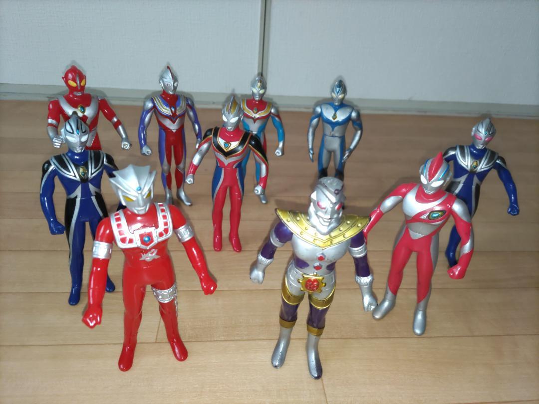 最新デザインの ウルトラヒーローシリーズ（中期）ソフビ（10体）箱付 特撮