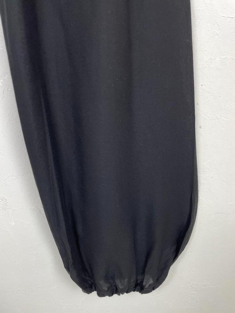 専用です　　【新品】アラジンパンツ　タイパンツ【ゴム紐】無地ブラック　F162