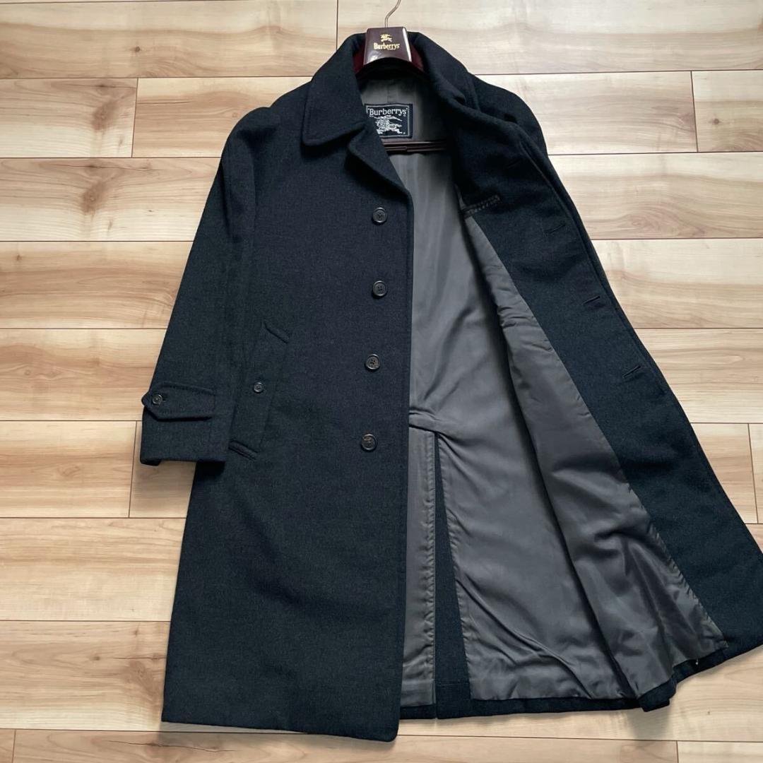 【美品】ヴィンテージ バーバリー カシミヤ ウール バルマカーンコート