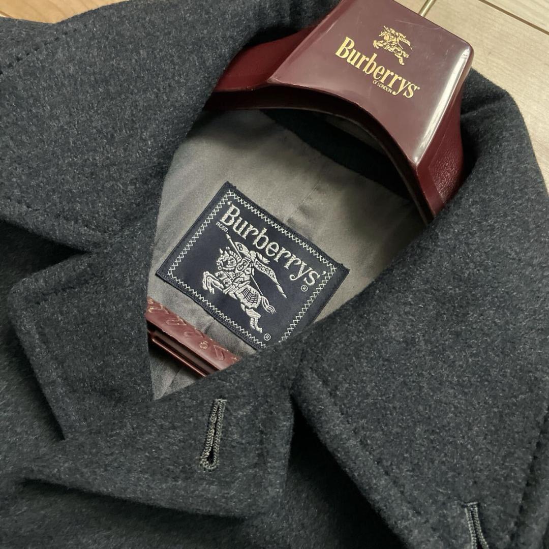 【美品】ヴィンテージ バーバリー カシミヤ ウール バルマカーンコート
