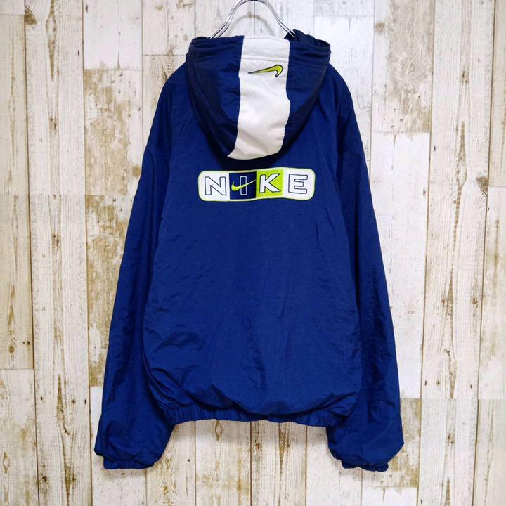a274 USA古着90sナイキスウッシュ刺繍ロゴナイロン YmWEf-m28818881918 sk61様専用 格安高評価