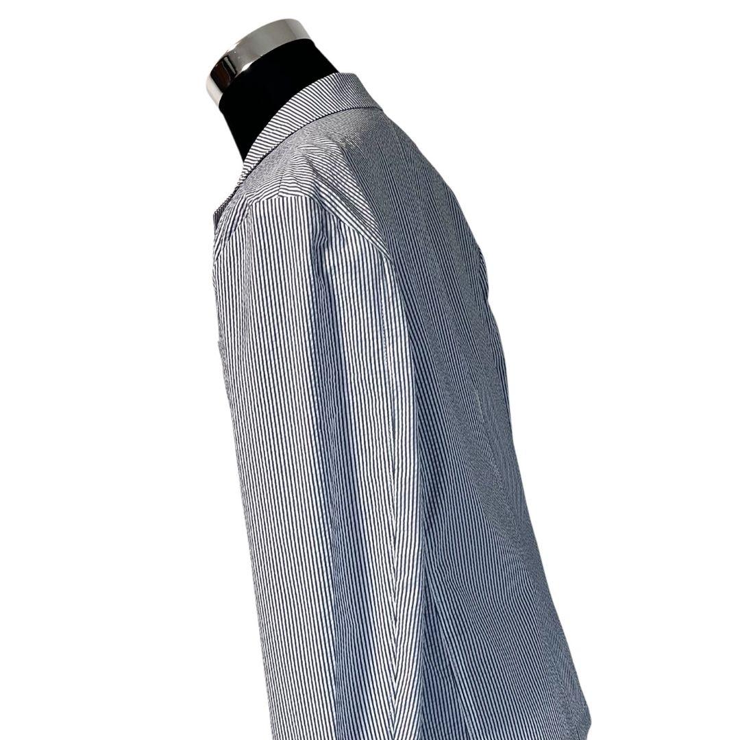 【美品】【シアサッカー生地】【52】LACOSTE ジャケット メンズ