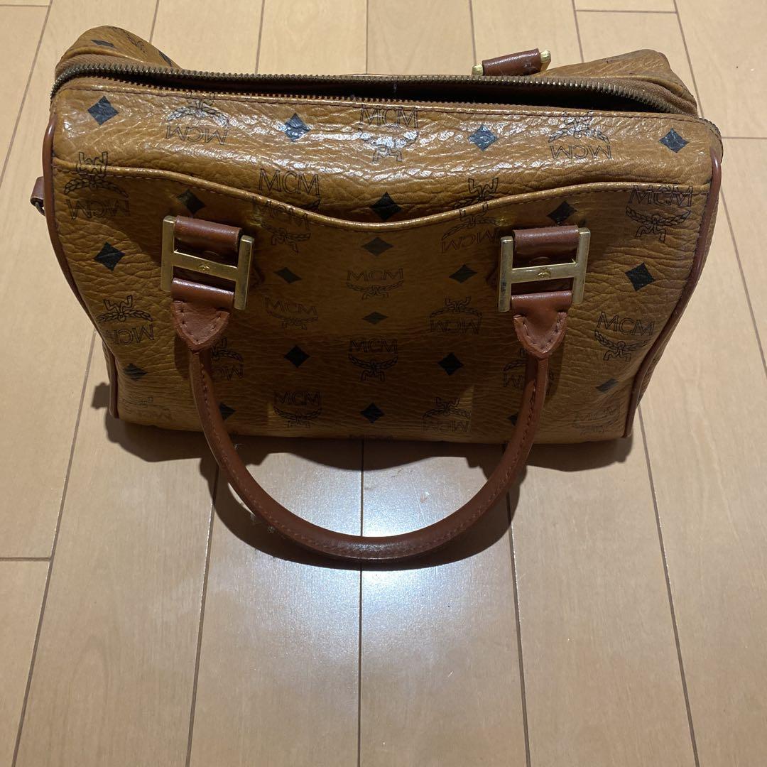 MCM ハンドバッグ ミニボストン レザー