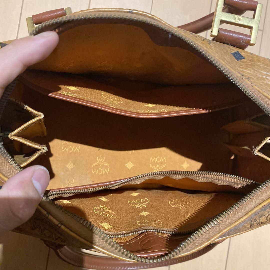 【ganesyaさん専用】MCM ハンドバッグ ミニボストン レザー