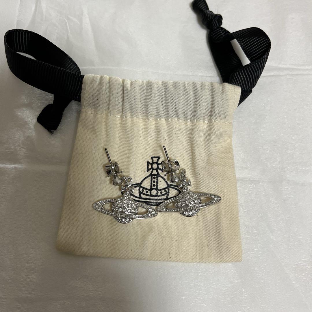 MINI BAS RELIEF DROP EARRINGS ヴィヴィアン ピアス
