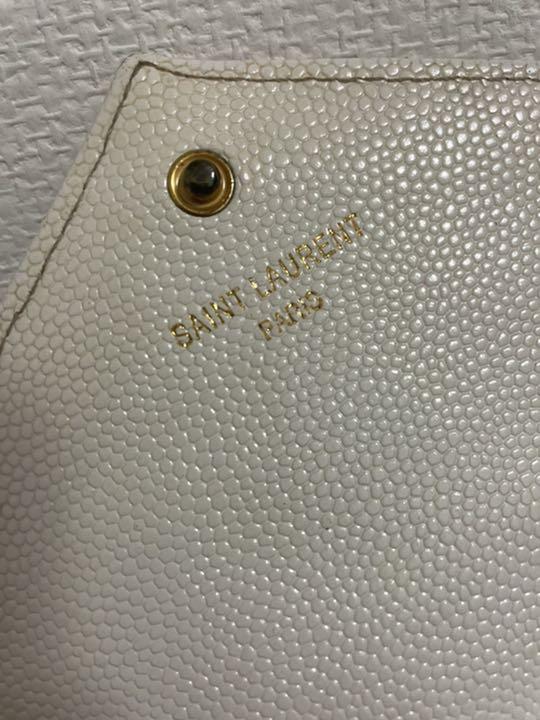 グレイ系【国際ブランド】 SAINT LAURENT サンローラン モノグラム ...