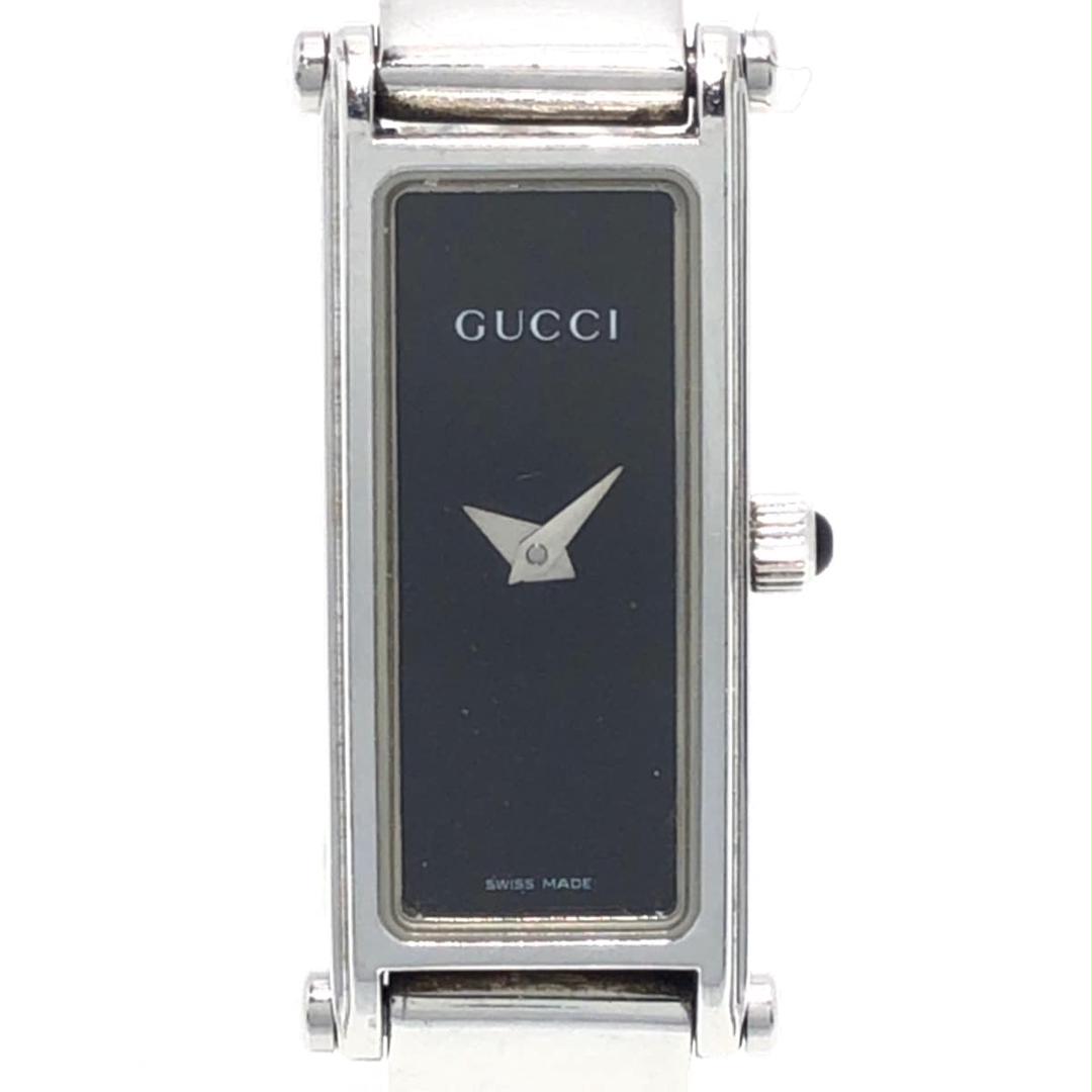 GUCCI レディース腕時計 1500l Gucci 1500L Women's Watch Silver Black Vintage Quartz