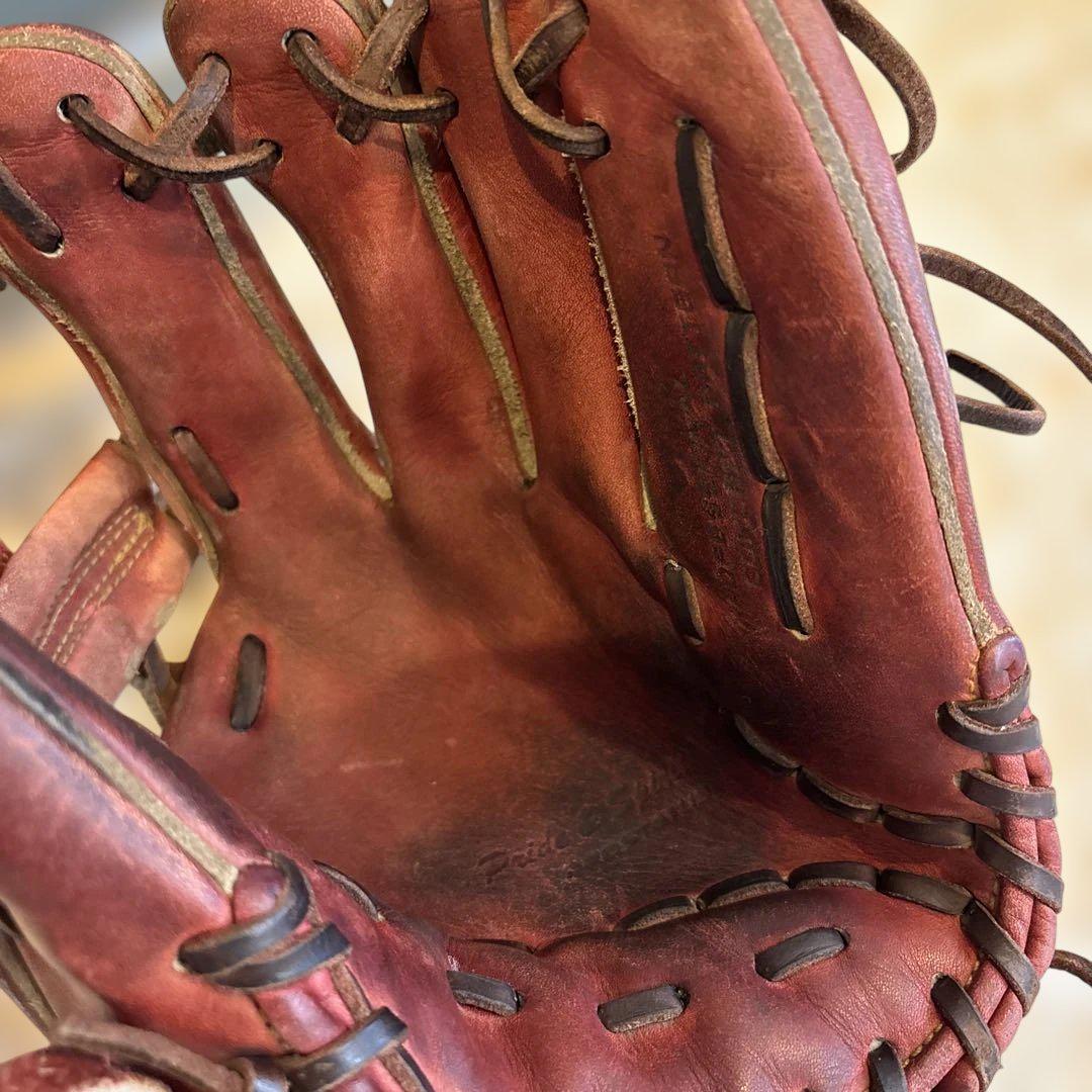 ゼット　プロステイタス　内野手用グローブ　硬式一般用　袋付き