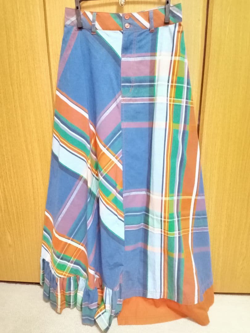 Betty's Blue チェックロングスカート