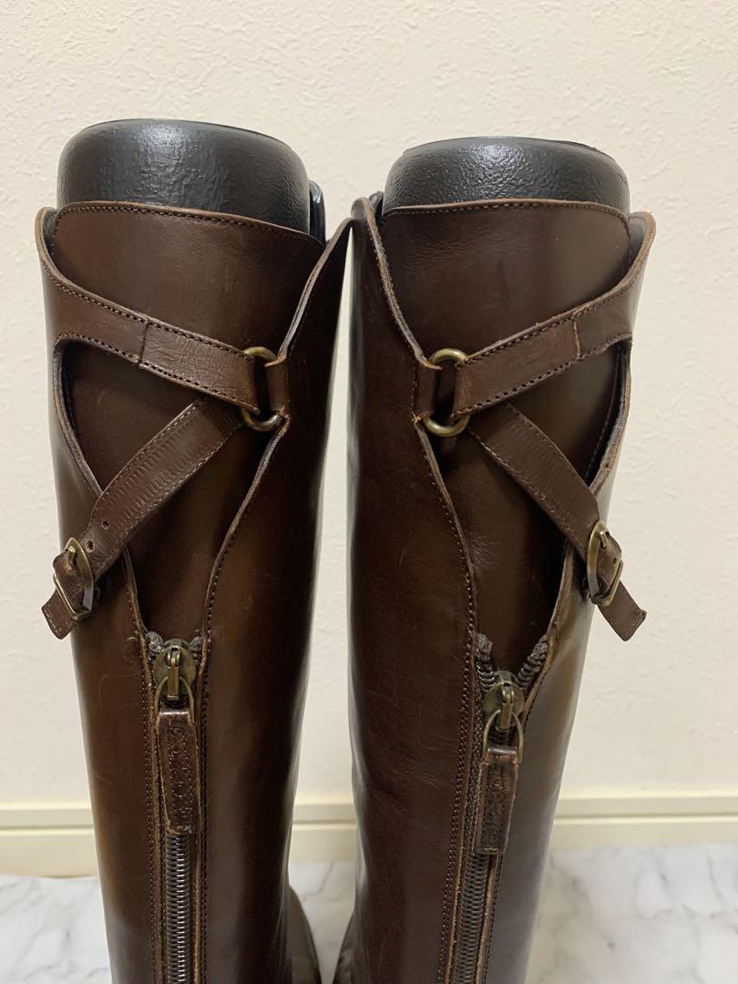 SARTORE サルトル レザージョッキブーツ ロングブーツ 24cm