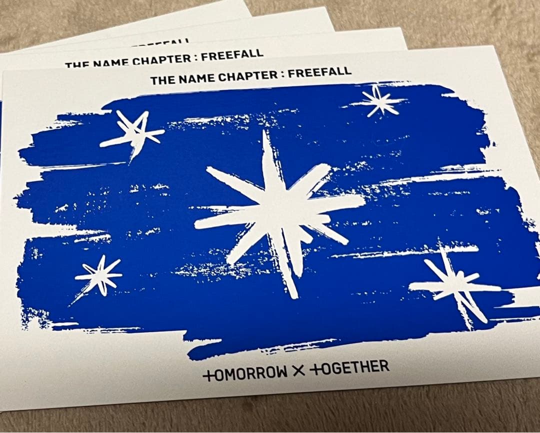 TXT FREEFALL 特典トレカコンプリートセット TXT FREEFALL GRAVITY ver 5枚セット 特典トレカ・キーホルダー