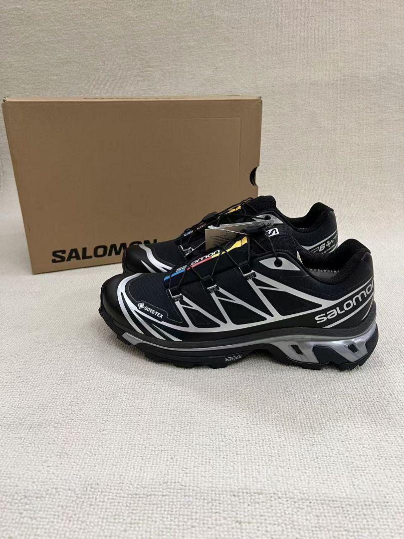 SALOMON XT-6 GTX BLACK SILVER スニーカー27CMΩ