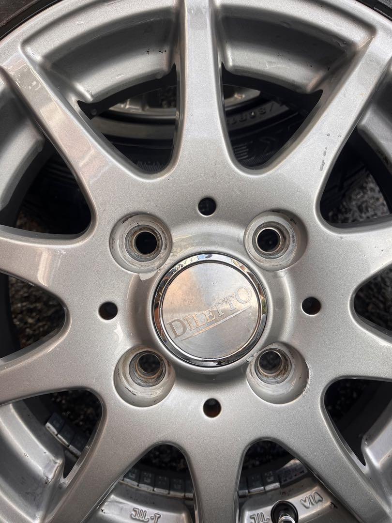 145/80R13 DILETTO ４本タイヤホイールセット