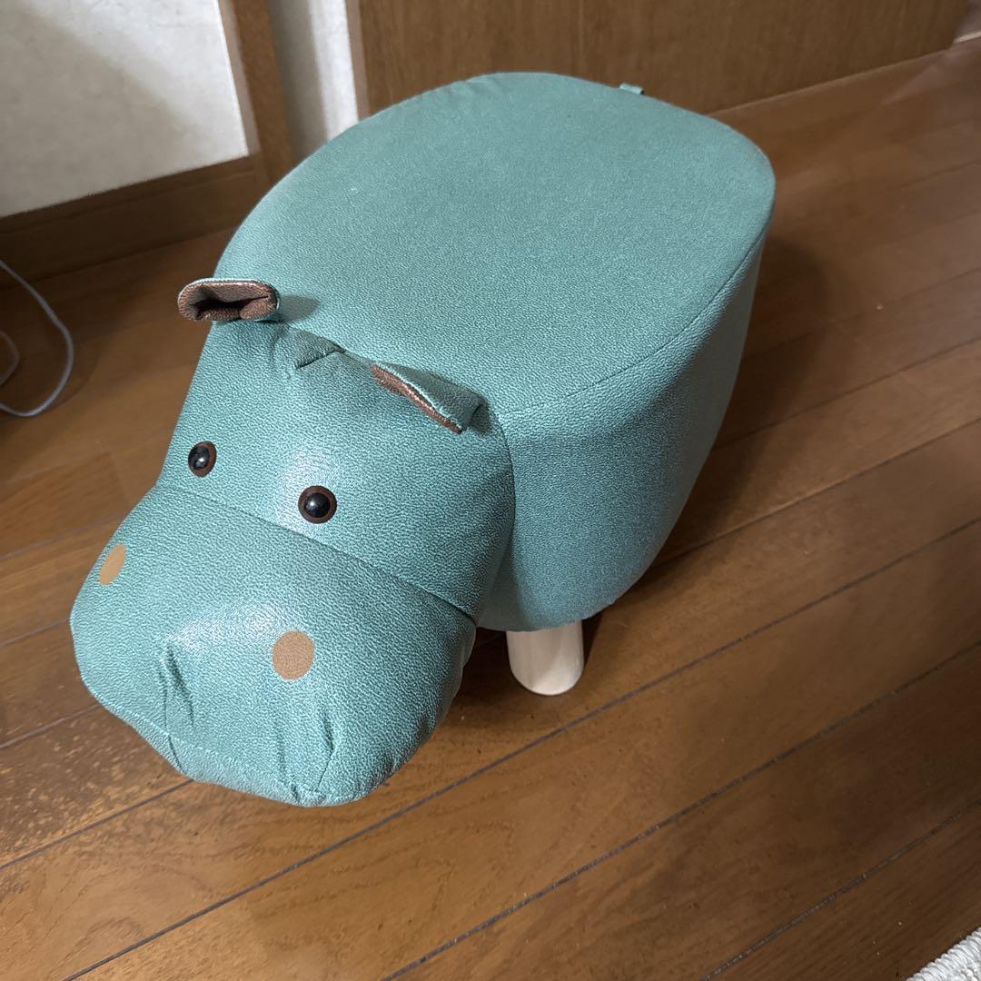 アニマルカバ型スツール
