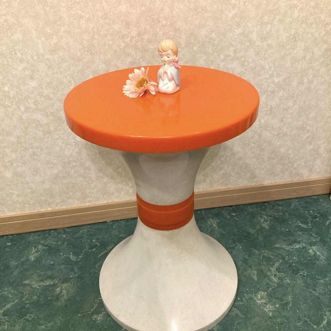 レトロ　椅子　レトロポップ　プラスティックスツール