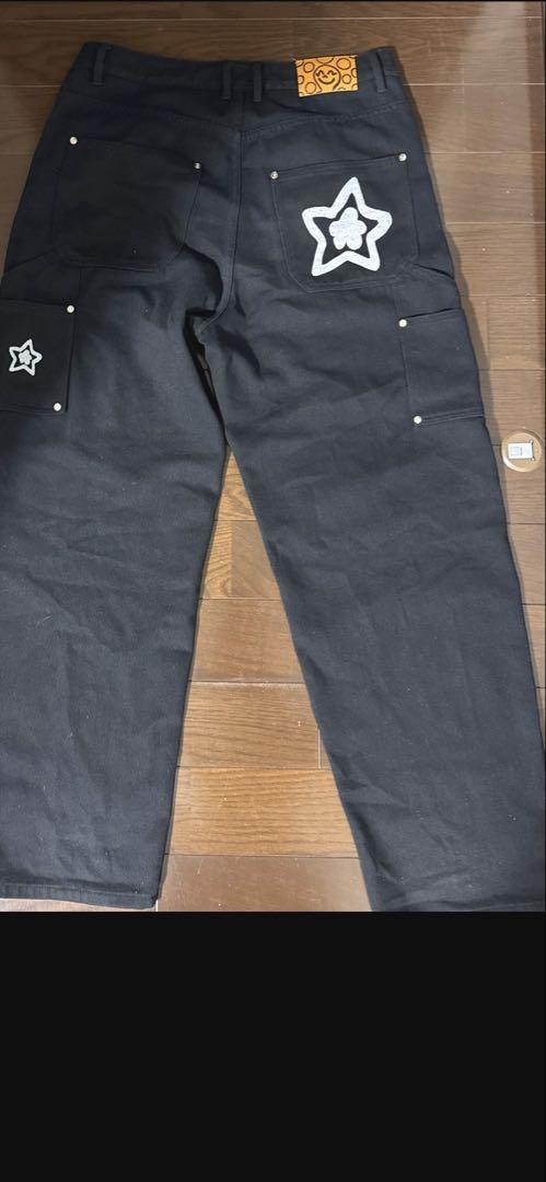 着画】Stussy ダブルニー デニム ペインターデニム 34インチ