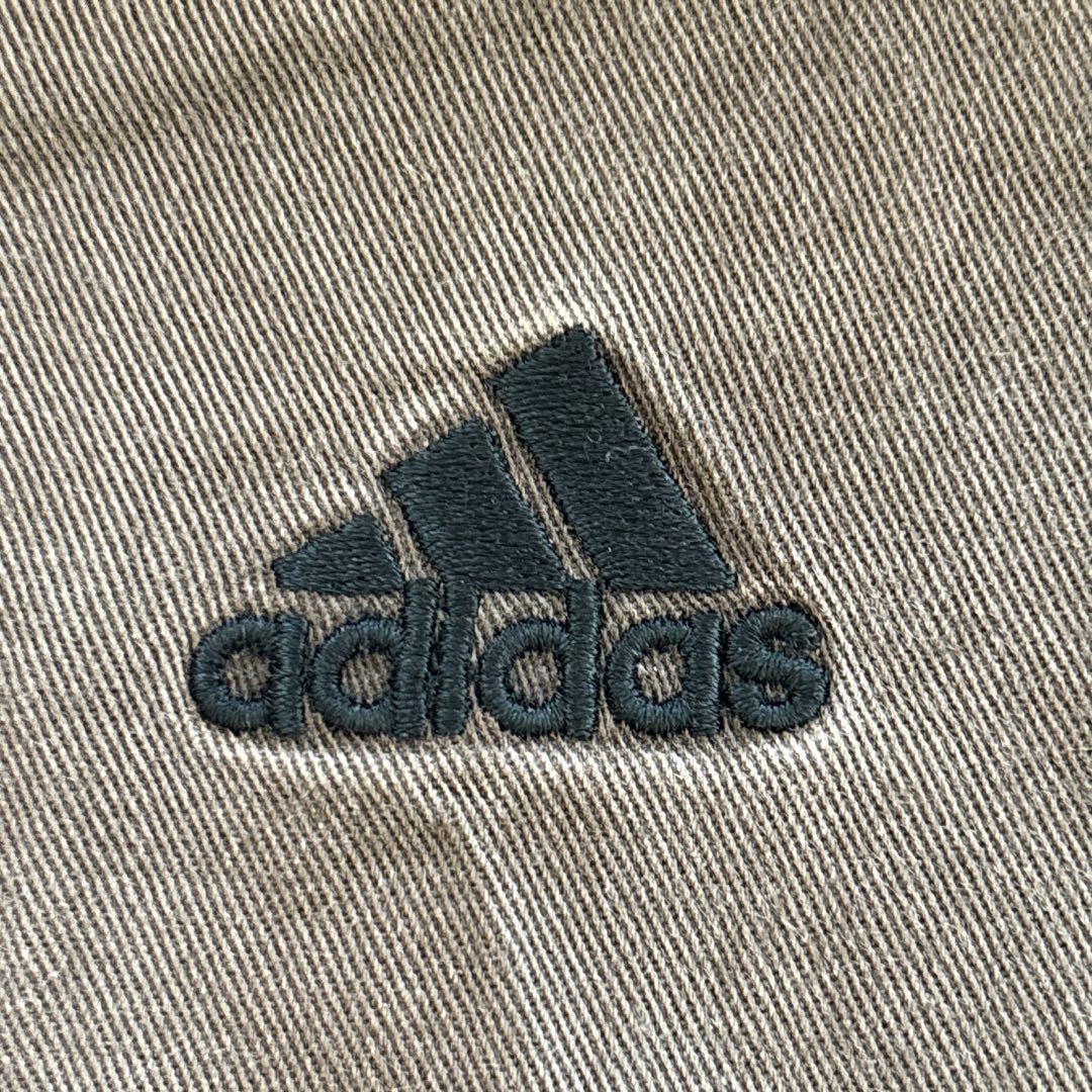 レア adidas アディダスブラウン サロペット オーバーオール デサント M