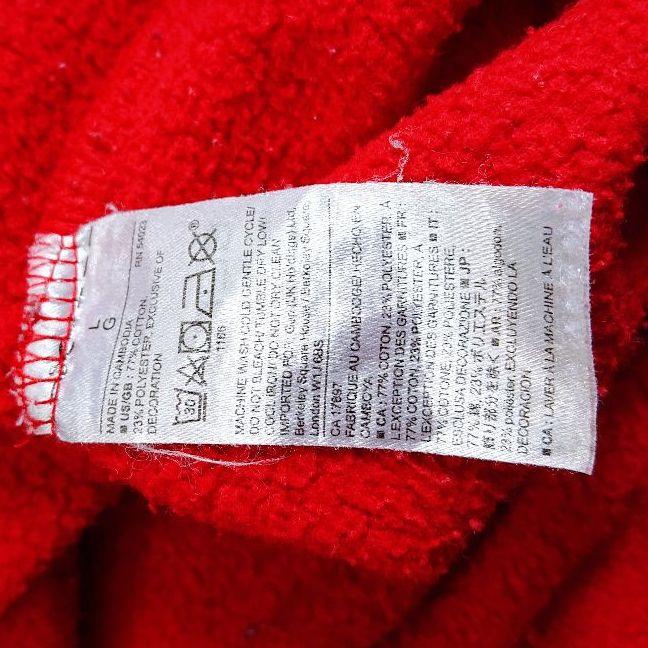 少し美品 GAP ギャップ カンボジア製 裏起毛 ビッグロゴ デカロゴ ...