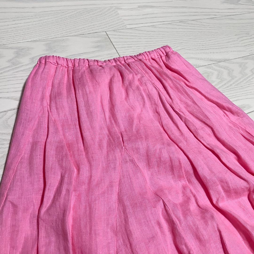 Ron Herman別注CP SHADES リネン　マキシスカート　ピンク　XS