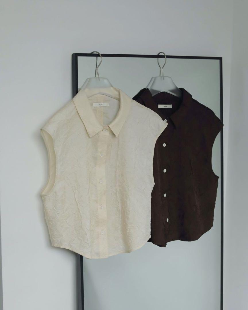 アンヌーク anuke WasherSleevelessShirts ブラウン