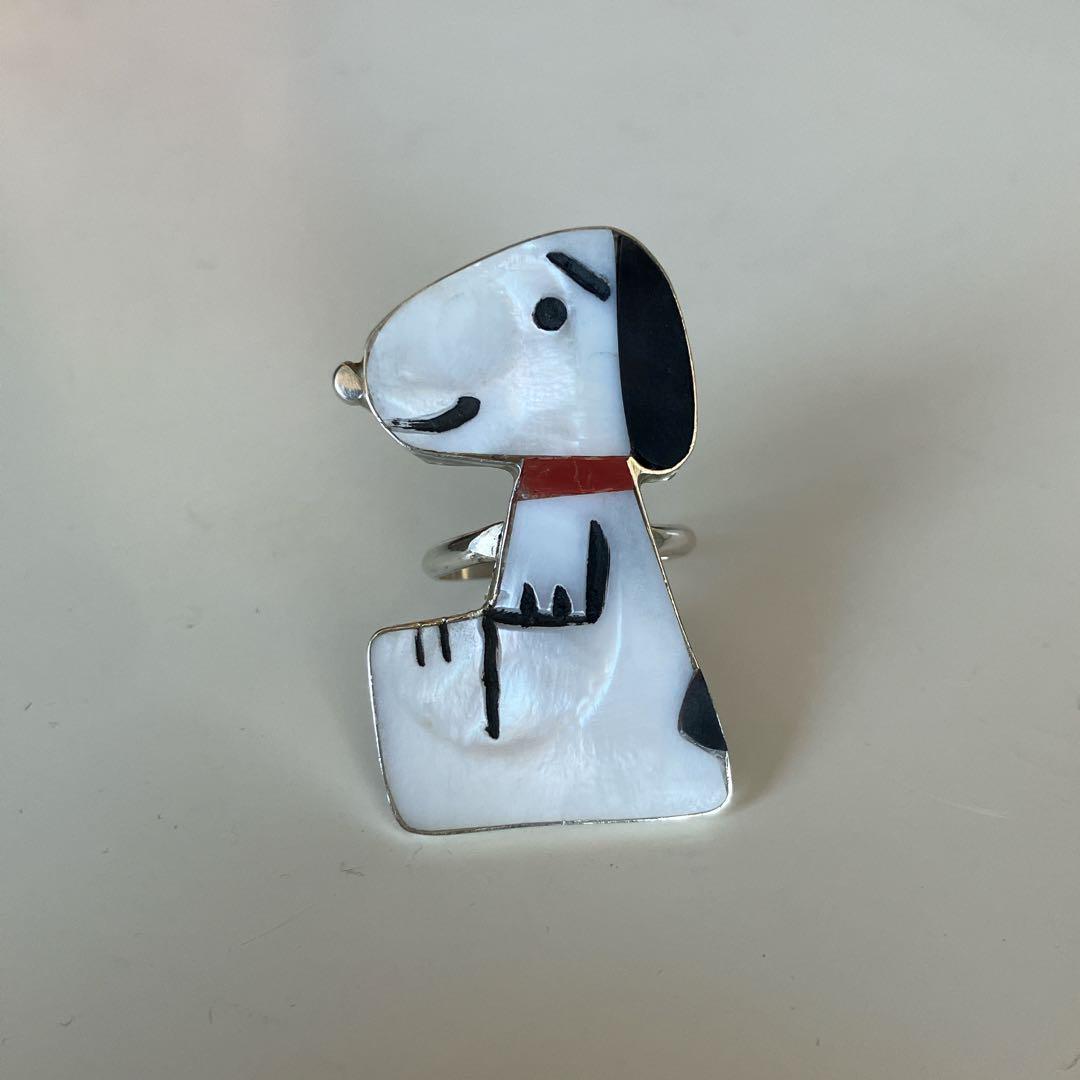 【ビッグサイズ】Shenel Comosona Zuni SNOOPY Ring
