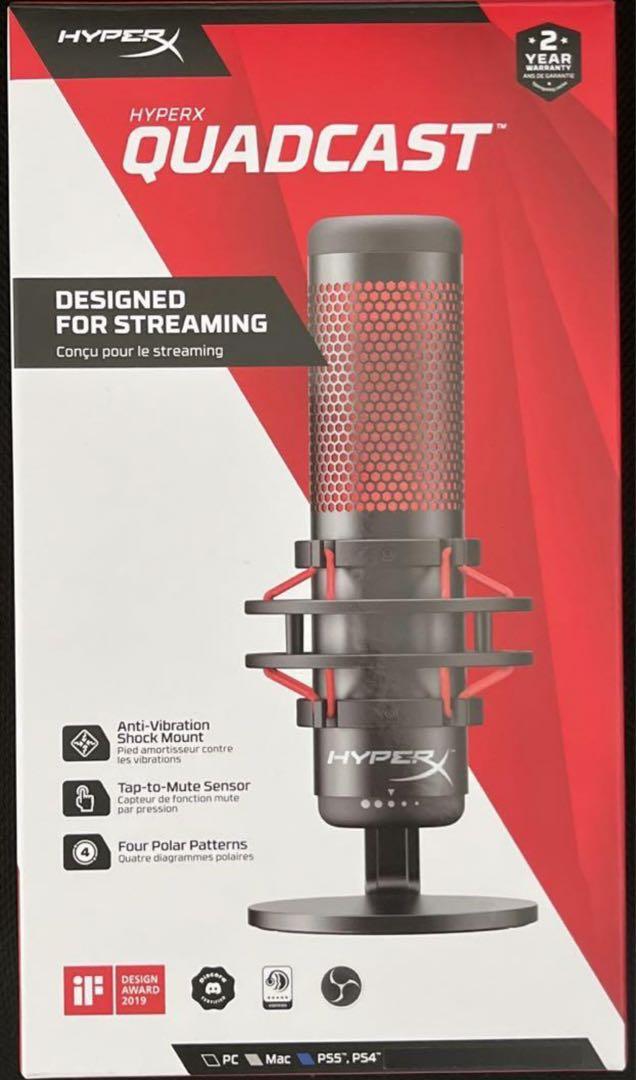 HyperX quad cast コンデンサーマイク 赤