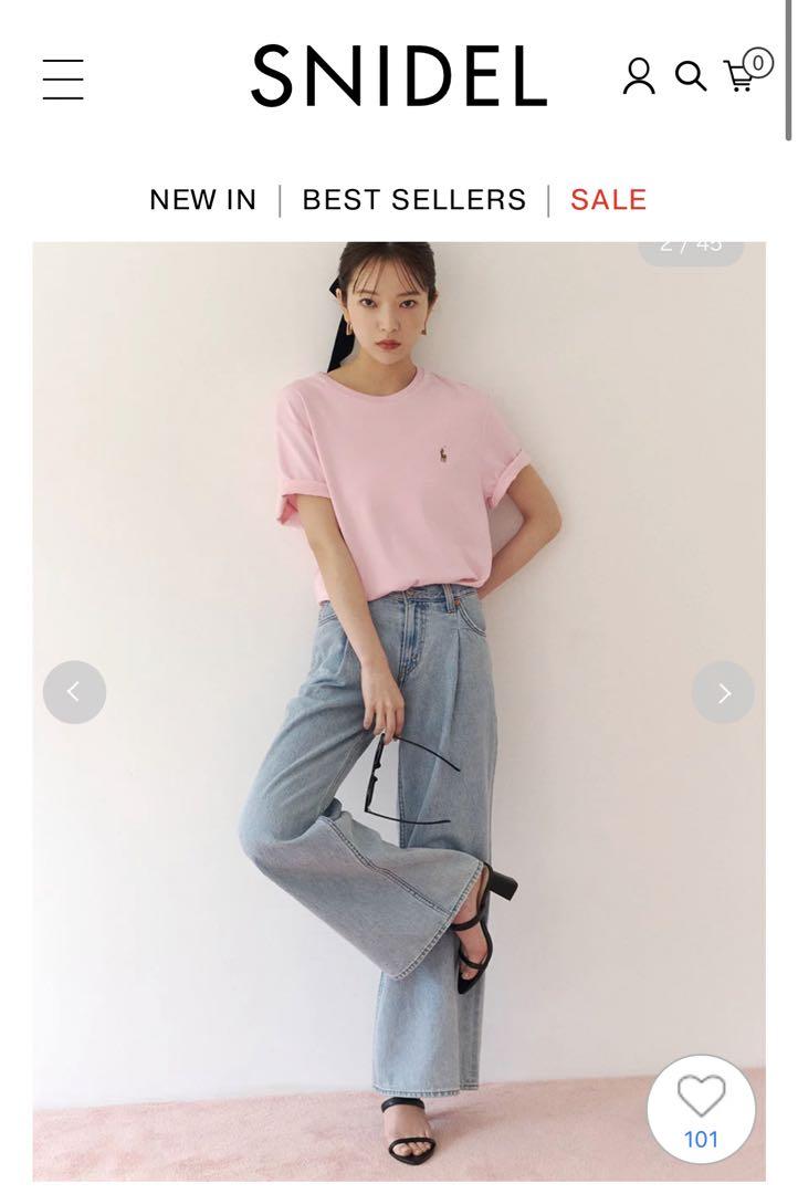 LEVI’S snidel バギーデニム ライトインディゴ