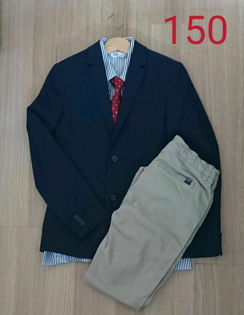 H＆M  ジュニアスーツ  4点セット 150