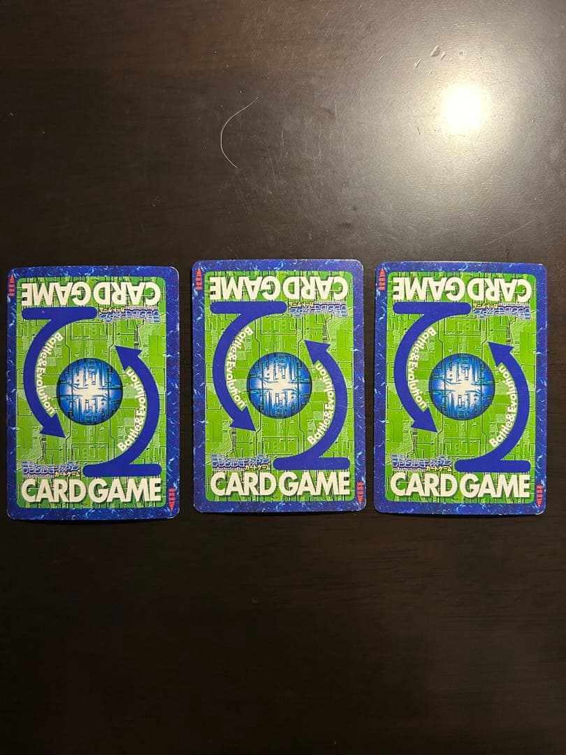 デジモンカード3枚セット 1999年目立った傷や汚れなし