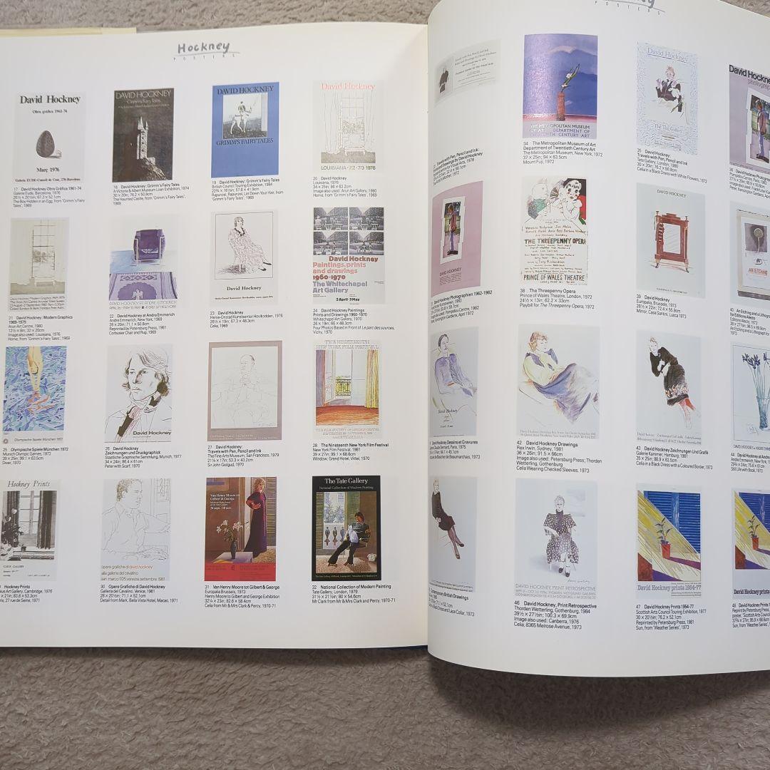 大判　Hockney Posters　デイビッド・ホックニー　ポスター集