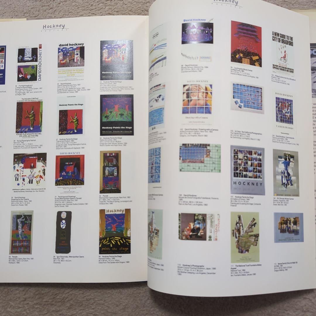 大判　Hockney Posters　デイビッド・ホックニー　ポスター集