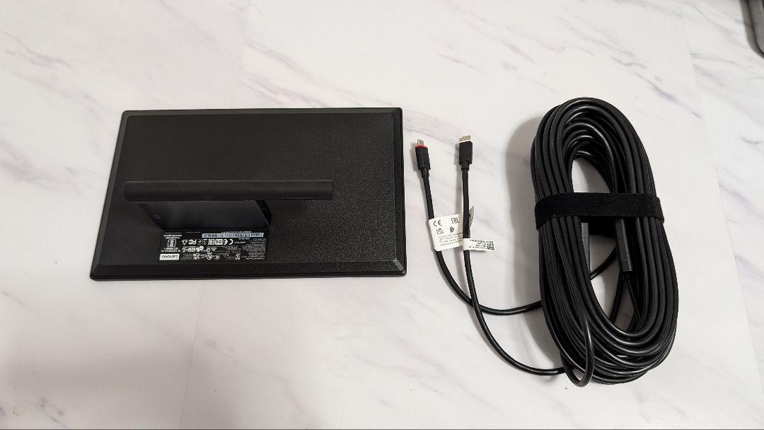Lenovo 10.1型 USB type-C タッチモニター USB-C
