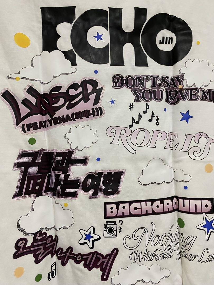 大人気新品 ♡BTS メルカリ - ホワイトXL Tシャツ ECHO JIN アイドル
