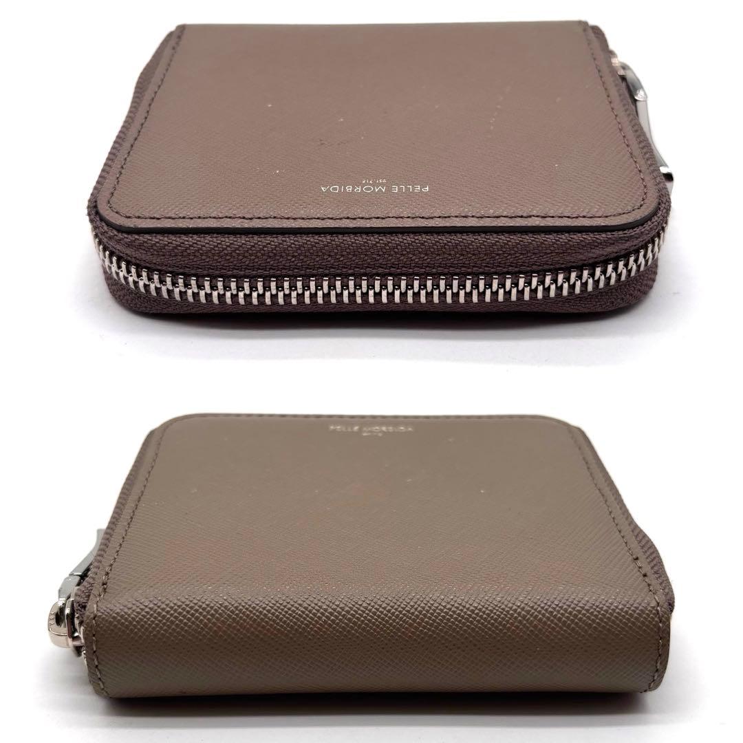✨美品✨ペッレモルビダ　コンパクトウォレット　バルカ　ベージュ