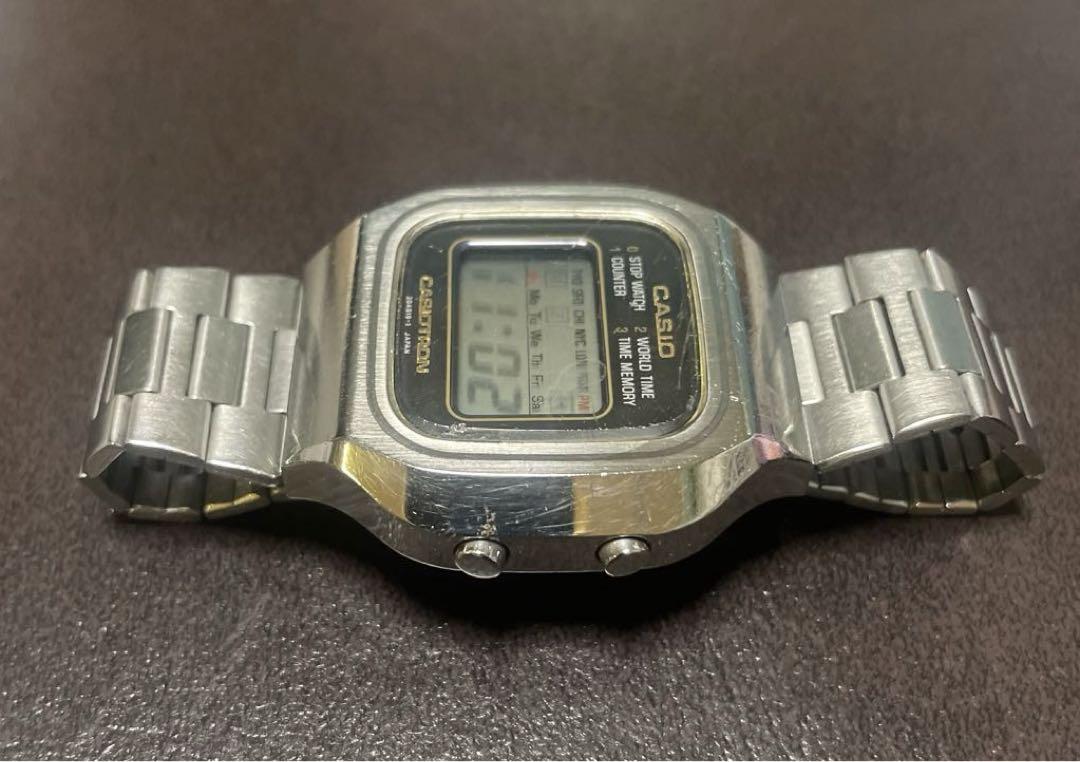 CASIOTRON S-14 X-1s CASIO　ワールドタイム