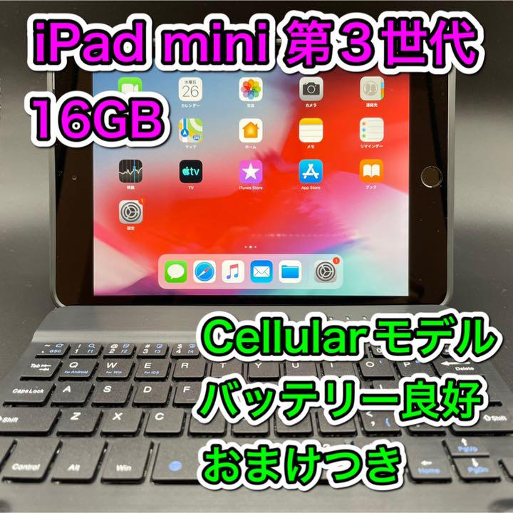 iPad mini3 16GB Silver Cellularモデル 167