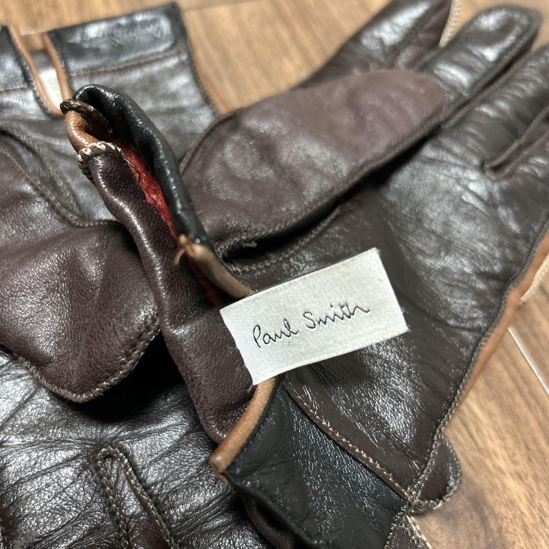 ★★Paul Smith ポールスミス／羊革　手袋　グローブ24cm ★★ 割引ファッション - Paul Smith ポールスミス／羊革 手袋