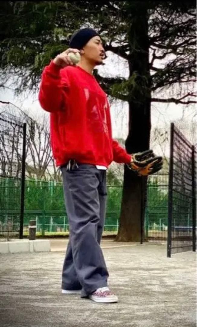 購入人気商品 トップス 数原龍友着用 トレーナー スウェットメンズM