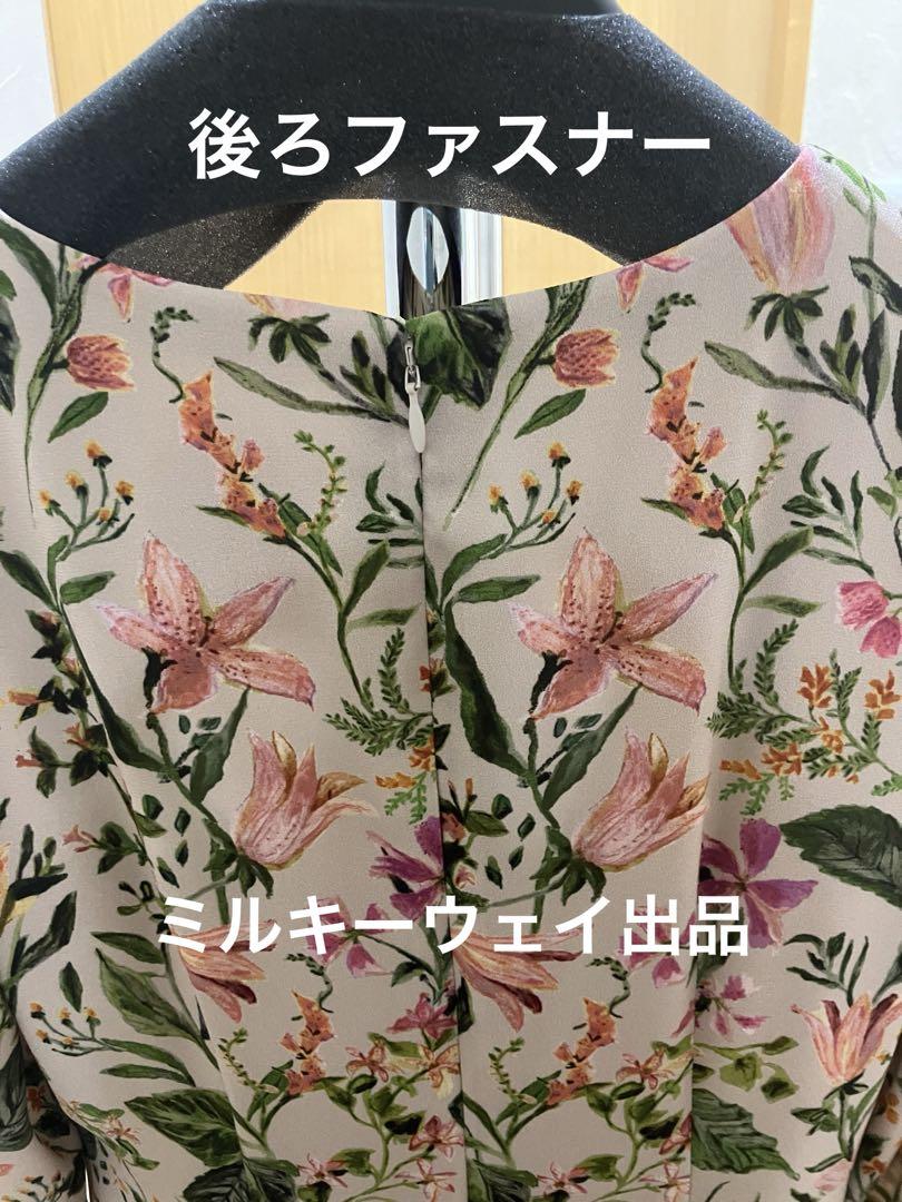 ゆめ●タグ付き（新品）シビラ　リリーガーデンプリントドレスMサイズ