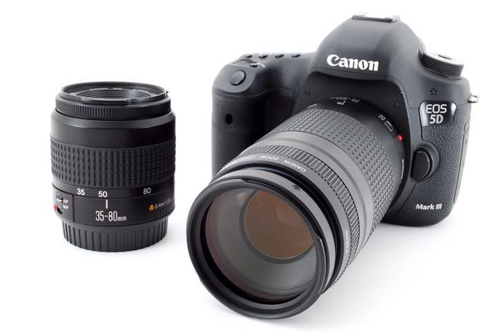 品質保証安い キャノン Canon EOS 5D MarkIII 標準&望遠ダブルレンズセット VKmlB-m28876855209 国産再入荷