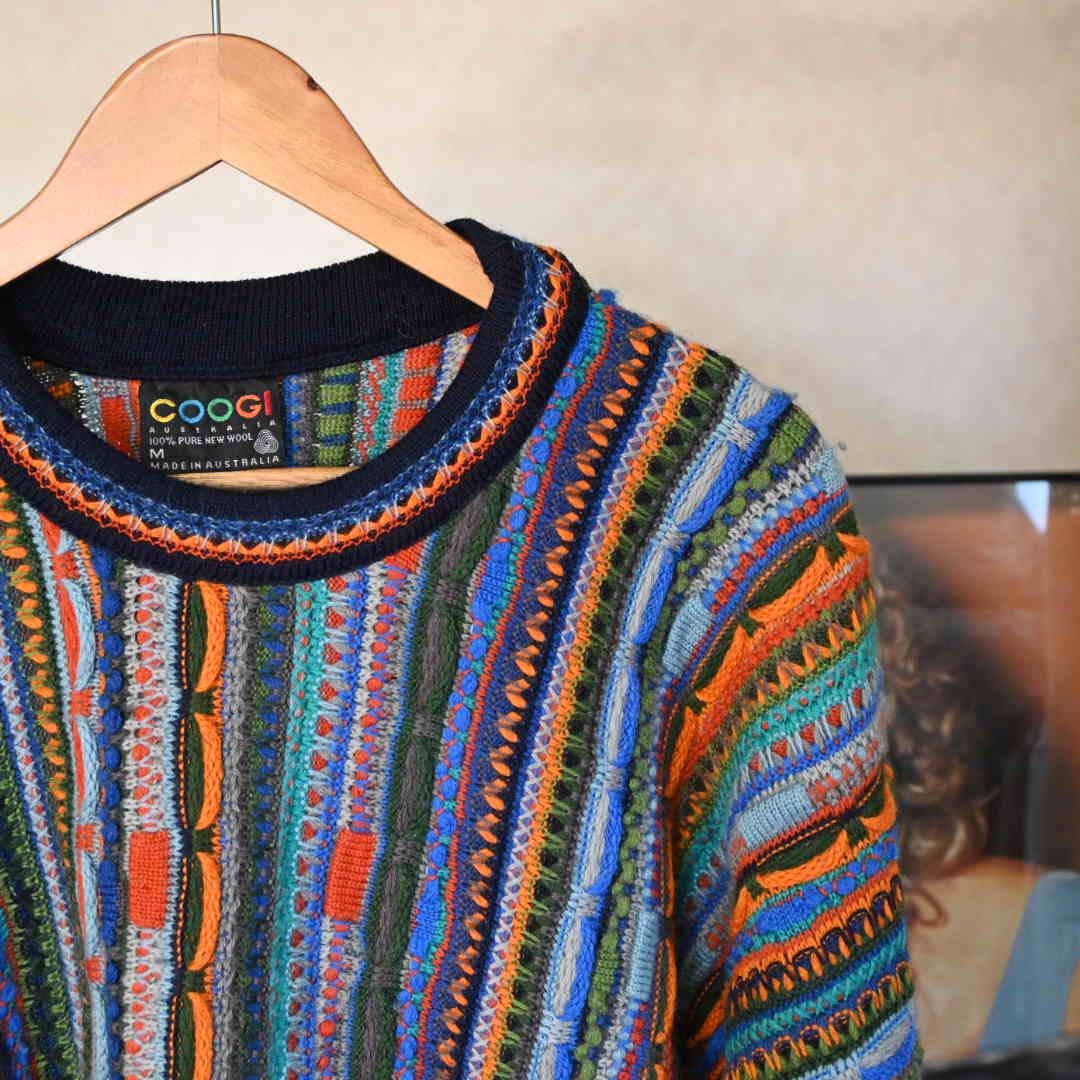短丈COOGI ウール3Dニット　クージー