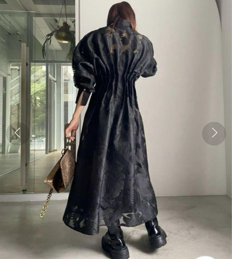アメリヴィンテージ　UND SHEER JACQUARD TUCK DRESS